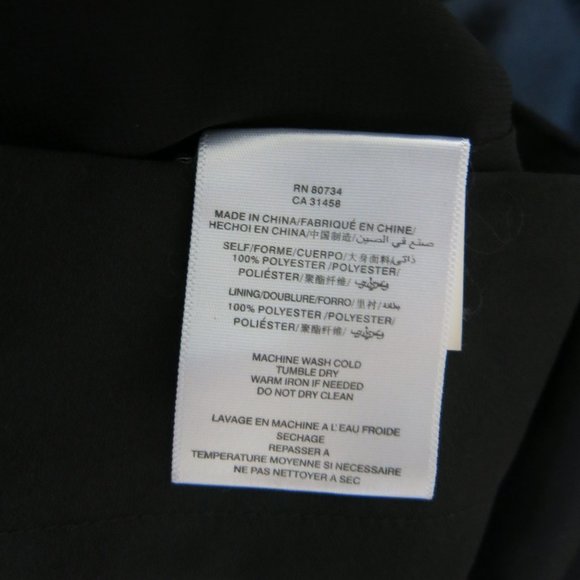 BCBGeneration Black Sleeveless Beaded Pleated Mini Dress - Size 2 - Picture 8 of 8